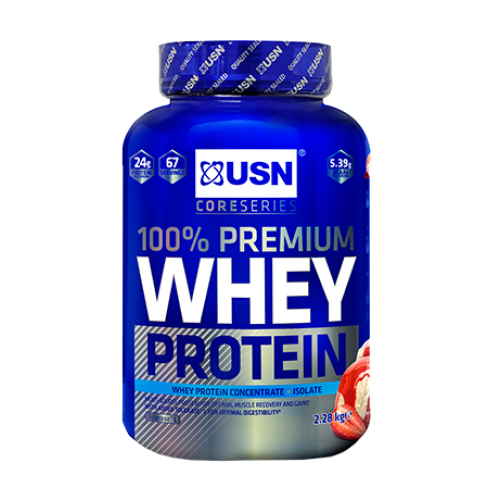 USN Premium Whey 2kg Aardbei